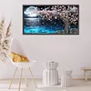 （Big Size）Peach Tree Moon-Full Round Diamond Painting 80*40cm
