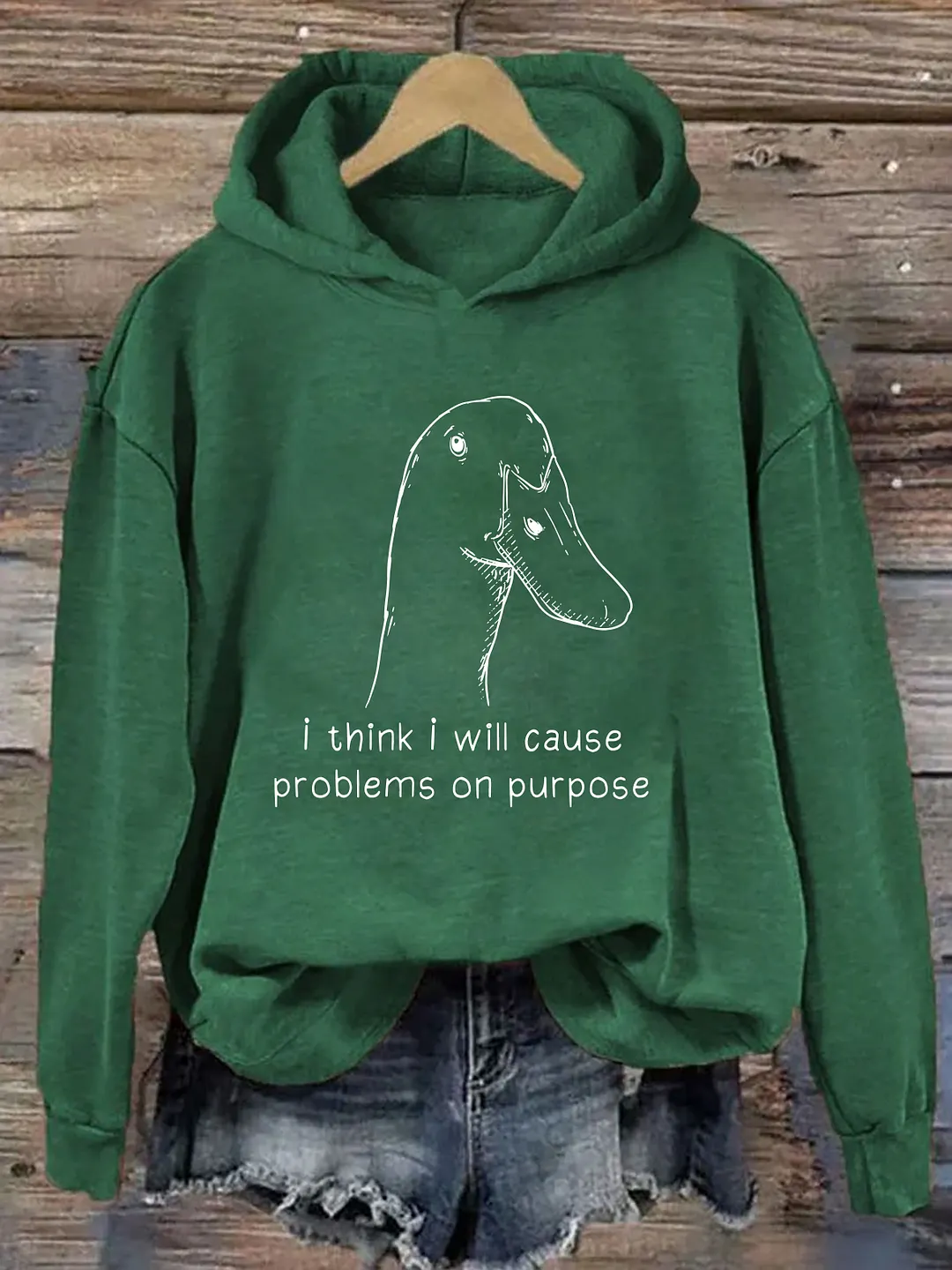 I Think I Will Cause Problems On Purpose Hoodie