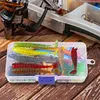 86Pcs/Set Lure Kit Metal Spinner Lures Soft Lure Minnow Hooks Simulation Bait
