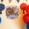 Diamond Painting Single-Sided Acrylic 250th Anniversary of the Founding of the US Hanging Pendant Sun Catcher for Home Garden Wall Door
