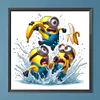 Minions-Peinture diamant perceuse ronde-40*40cm