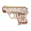 ROKR Pocket Pistol Boy Birthday Assembly Gift Handmade DIY Creative Model