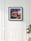 (US Local)Paint By Numbers Kit On Canvas DIY Oil Art Vacation Picture Home Decor40x40cm