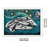 (Big Size)Star Wars Mechanical Spaceship - 11CT Stamped Cross Stitch - 60*45cm