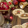 8PCS Wooden Diamond Painting Coasters Kits for Adults Kids (Gingerbread Man)