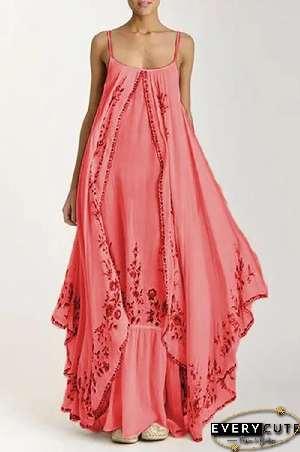 Bohemia Print Slip Maxi Dress