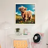 Highland Cow-11CT Stamped Cross Stitch 40*40cm