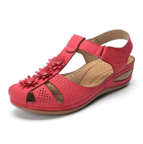 Women Comfortable Outdoor Sandals Casual Plus Size Slippers Round on Plus Size Wedge Shoes Sandalias Plataforma Mujer