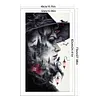 Witch Castle Scenery Silhouette-11CT Stamped Cross Stitch 40*70cm/15.75*27.56in(Big Size)