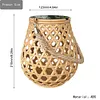 Solar Lantern Outdoor Hanging Lantern Light IP44 Waterproof with Handle for Yard
