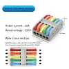 30/50 pcs Universal Cable Connector，Embedded terminal block universal quick connector