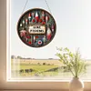 (US Local)DIY Outdoor Fishing Diamond Art Pendant Window Hanging Art for Home