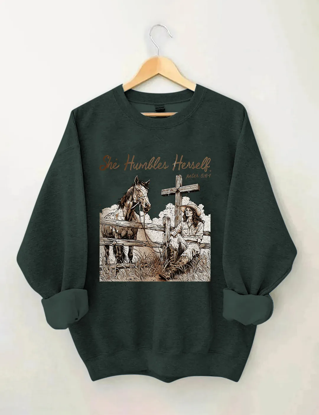 She Humbles Herself Sweatshirt