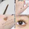 Matte Lying silkworm Eyeliner Gel Pen Waterproof Not Blooming Quick Drying Eye Liner Pencil Tea Brown Eye Shadow Pen Makeup