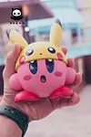 Small & Big Scale Beam & Pikachu Cosplay Kirby - Kirby Pokemon Resin Statue - Akuma Studio
