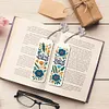 3Pcs Special Shaped Flower Greetings 5D DIY Diamond Painting Book Mark for Home