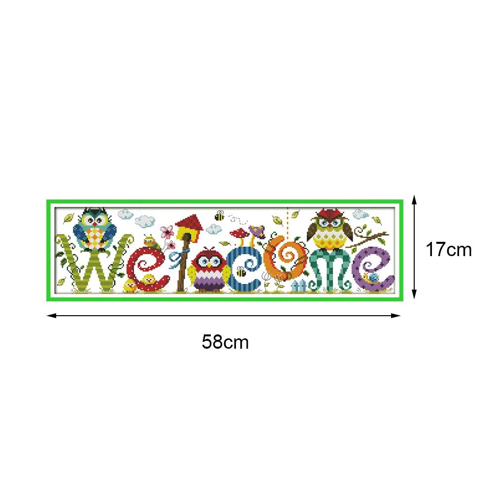 Cross Stitch - Welcome(58*17cm)