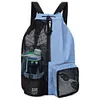 Mesh Drawstring Backpack Drawstring Gym Bag Waterproof for School Beach Holidays