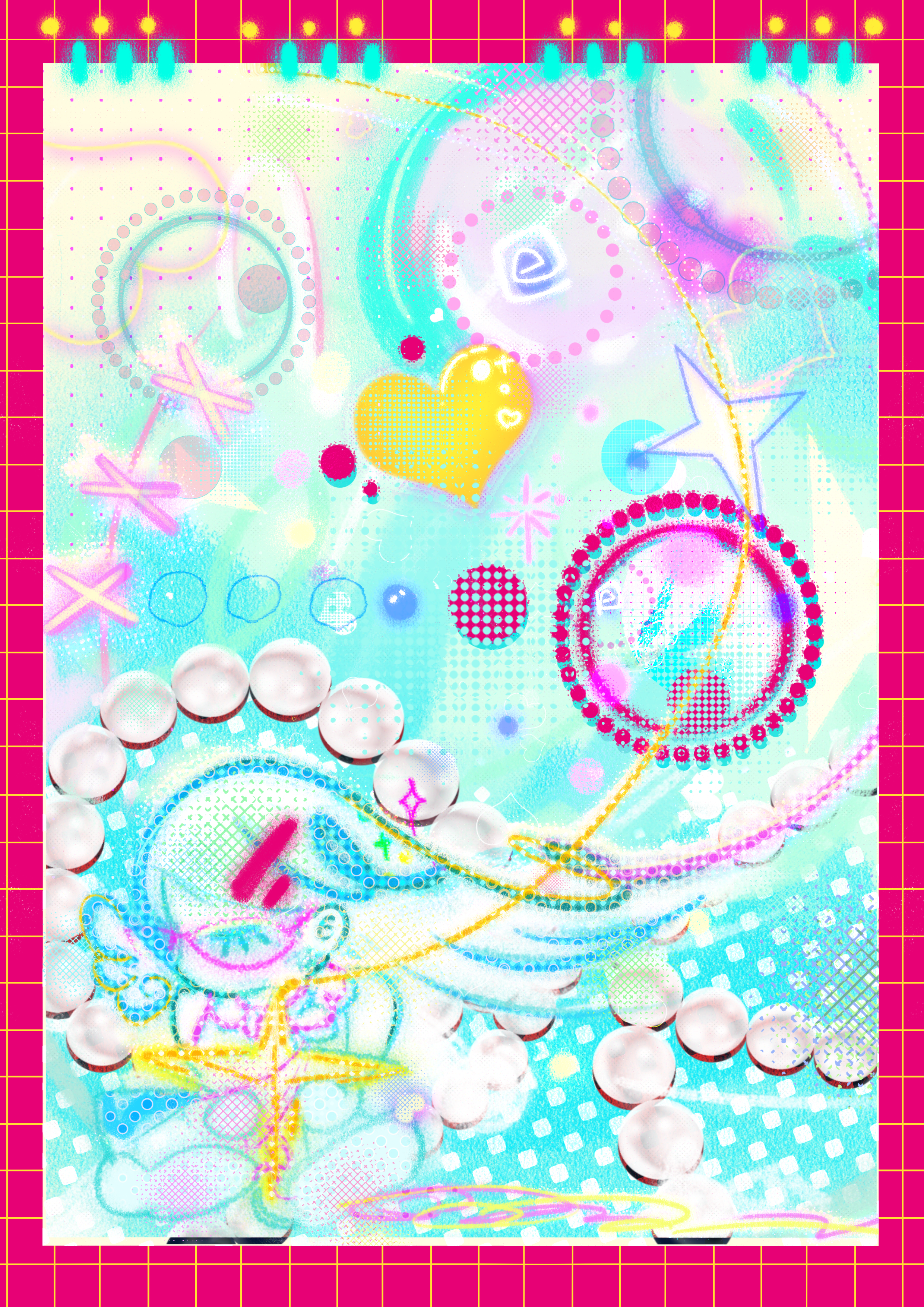 キラキラブレスレットいるか先生ゴム海波　JammyJem Squishy jammyjem