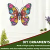 Diamond Painting Acrylic Single-Sided Drill Butterfly Pendant Window Hanging Ornament