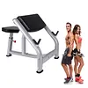 [US Local Warehouse] Fitness Preacher Curl Bench Adjustable Seated Isolated Barbell Dumbbell Biceps Station Workout Bench for Home Gym Fitness Equipment
