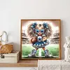 NFL football fille ronde drill diamond painting-40 * 40cm