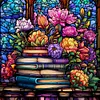 (Multi-Style)Flower Animal Glass Painting-Paint by Numbers Acrylic Painting 40*40CM