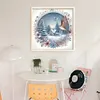(Multi-Style)Winter Scenery-11CT Stamped Cross Stitch 40*40cm/15.75*15.75in