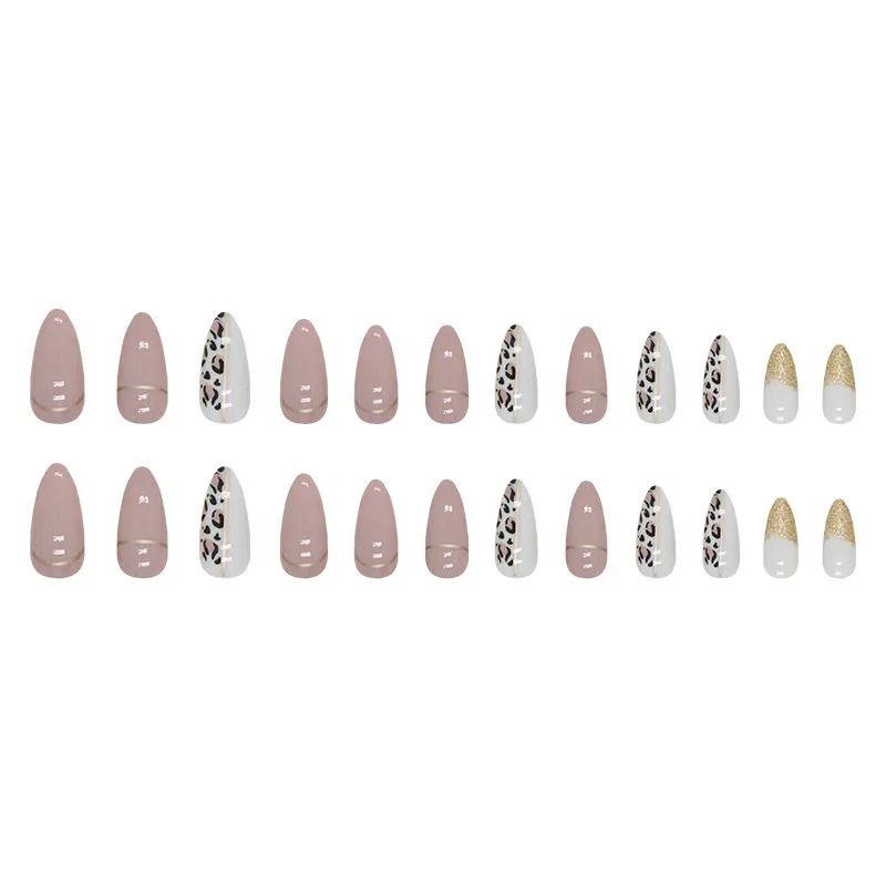 Churchf Churchf Cool Hot Girl Ins Wind Leopard Grain Nail Gold Powder Nail Skin Powder Hit Background Color Fashion Wear Armour Piece