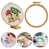 (US Local)2Pcs Round Embroidery Hoops DIY Sewing Tool for DIY Sewing Craft (20cm)