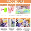 Diamond Painting-DIY Full Round Partial AB Drill Giraffe and Elephant(75x55cm)