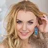 8 Pairs Double Sided Diamond Painting DIY Earring Making Kit for Women Girls