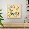 (Stamped/Counted) Evolution Form Of Pok&eacute;mon Eevee - 11CT Cross Stitch 50*50cm/19.69*19.69in