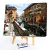 Architecture-Paint by Numbers Acrylic Painting 50*40CM(Watercolor)
