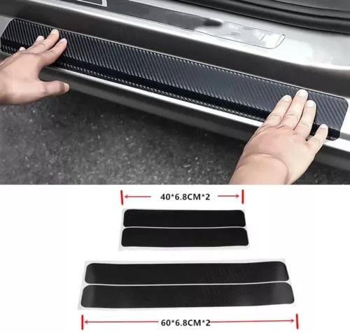 Dronehint Parts Accessories Family Car Stickers Carbon Fiber Vinyl Car Sticker Scuff Cover (For: Acura) Parts
