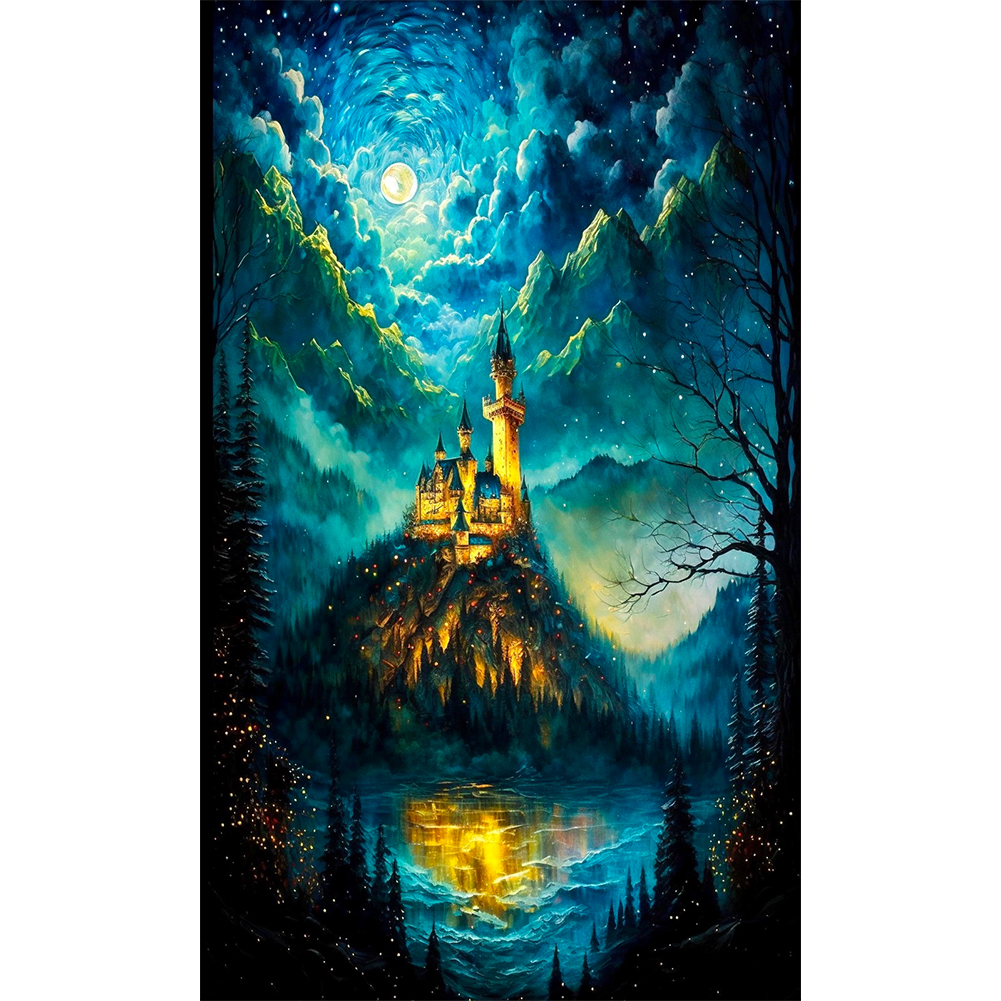 Castle-Paint by Numbers-16"x24"/40*60cm