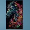 >SALE<5D DIY Full Round Drill Diamond Painting Horse Kit Home Art Decoration (sz4265)