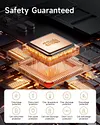 Portable Charger 10000mAh PD22.5W Fast Charging Power Bank with Built-in Data Cable, LED Display USB C Battery Pack Charge 3 Devices Simultaneously