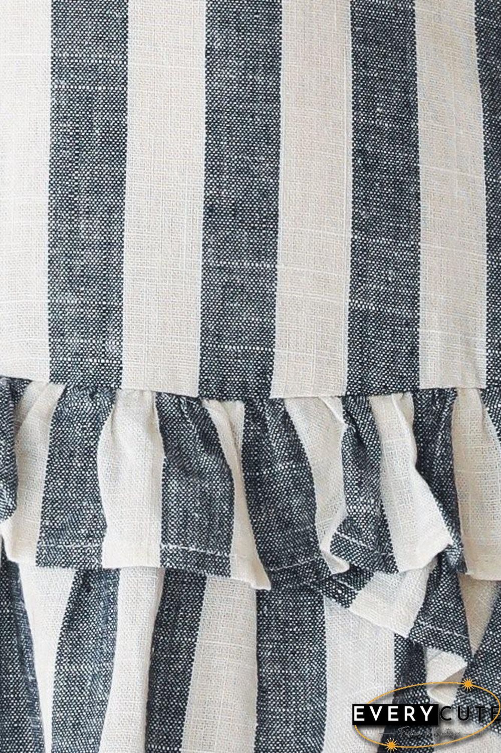Sweet Bowknot Stripes Dress