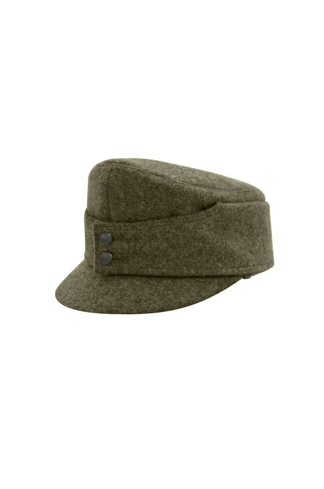   Gebirgsjager Bergm&uuml;tze Brown Grey Wool Field Cap German-Uniform
