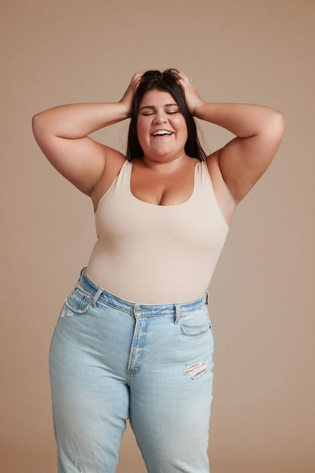 High Neck Shapewear Bodysuit
