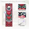 4Pcs Diamond Painting Skull Rose Bookmark for Reading Enthusiasts