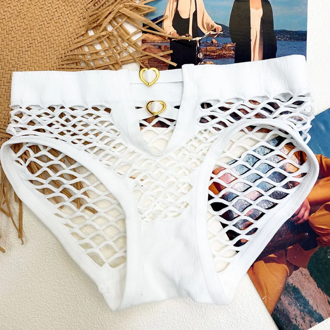 Women's Sexy Lace Underwear Plus Size Fashion Hollow Out Briefs Mid Waist Seamless Comfort Underpants Female Lingerie Panties