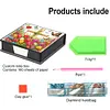 Cross Leather Diamond Art Note Box with 160 Sheets of Paper for Adults Beginners