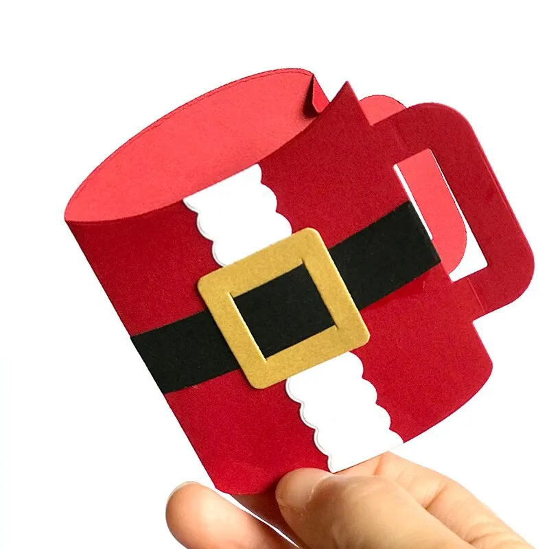 2021 New Cut Die Christmas Mug Metal Cutting Dies Decorative Scrapbooking Steel Craft Die Cut Embossing Paper Cards Stencils New