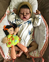 Handmade Reborn Weighted Baby Dolls, 17 inch Black Reborn Breenda Truly Baby Girl - RBBI-Myrebornbabydoll&reg; Myrebornbabydoll&reg;