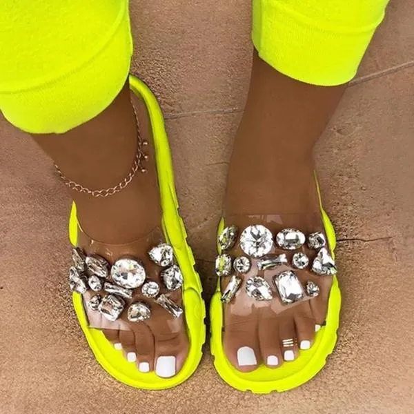 Brick Stone Summer Women's Slippers
