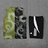 2025/2026 Real Madrid Pre-Match Training Black Green Vest+Shorts Football1:1 Thai Quality