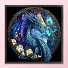 (Stamped/Counted) Dragon - 11CT Cross Stitch 40*40cm/15.75*15.75in