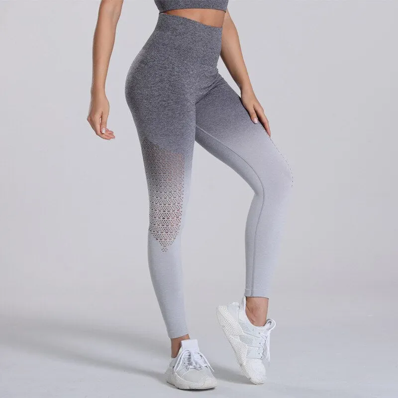 SVOKOR Leggings Sport Women Fitness Seamless Booty Lifting Legging Push Up Sexy Tights Gym Leggins Elastic Running Woman Pants